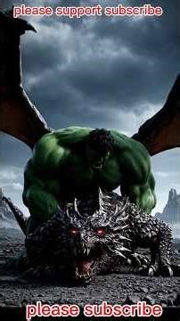 HULK vs DRAGON 🐉 #hulkpro #avengers #hulkprohulk