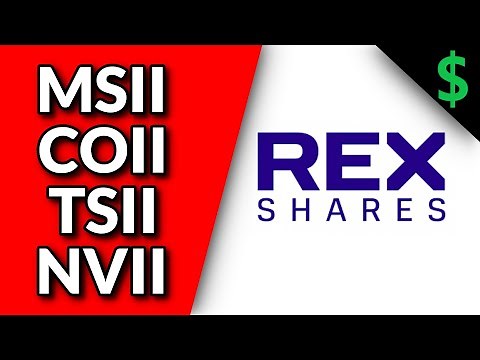 NEW Rex Shares ETFs! - (MSII, COII, TSII, NVII ETF Review)
