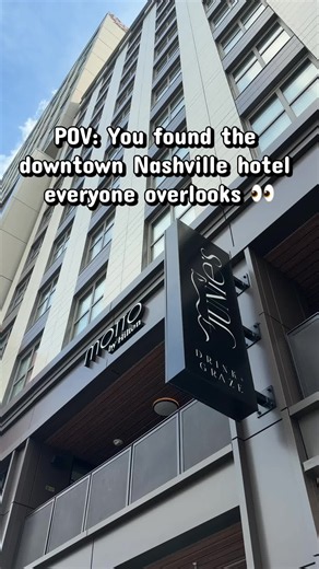 POV: You found the downtown Nashville hotel everyone overlooks 👀 Tap the location tag to see rates & availability #nashville #hotelreview #hilton #brunch @hilton @mottobyhilton @BMORE Studio