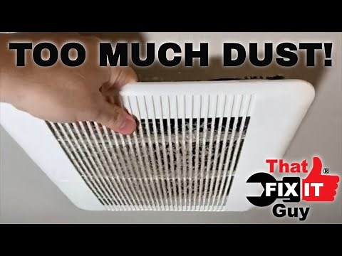 How to SUPER Clean Your Bathroom Exhaust Fan
