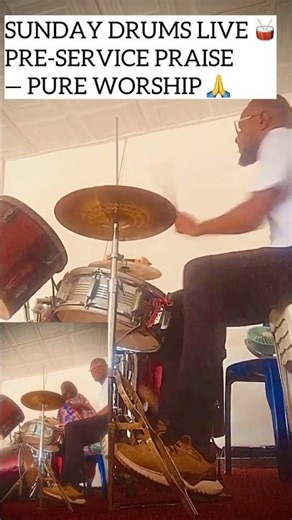 Sunday Drum Praise Before Service 🥁