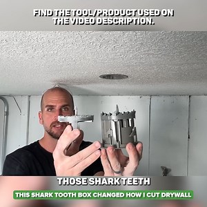 Ever struggled to cut a clean hole in drywall for your junction box? Here’s a side-by-side comparison of the classic keyhole saw method vs. the Southwire Shark Tooth junction box—and how switching to the right tool can save you time, mess, and hassle! I walk you through my old-school approach with a keyhole saw, then show the faster, cleaner results using the Shark Tooth box and a cordless drill. Pro tip: Pair it with a dust bowl to keep cleanup easy! Even with thicker 5/8" drywall, you can get 