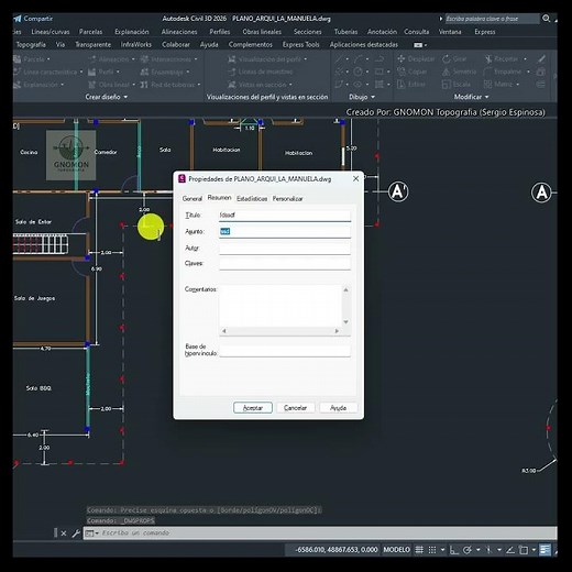 DWGPROPS and FIELD commands in AutoCAD | Automatic data in your drawing