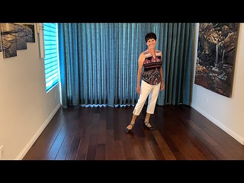 After Midnight line dance demonstration and tutorial by Stephie