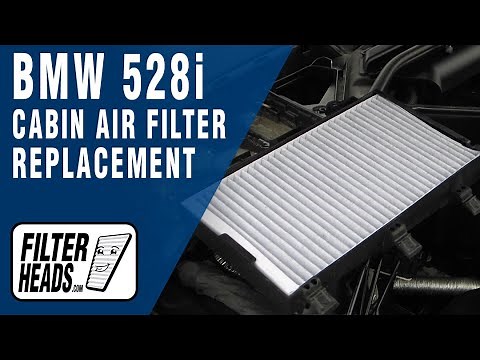 How to Replace Cabin Air Filter 2010 BMW 528i