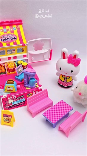Pink Mini Camper Van 🚐💗 ASMR So Cute!ㅣ미니 캠핑
