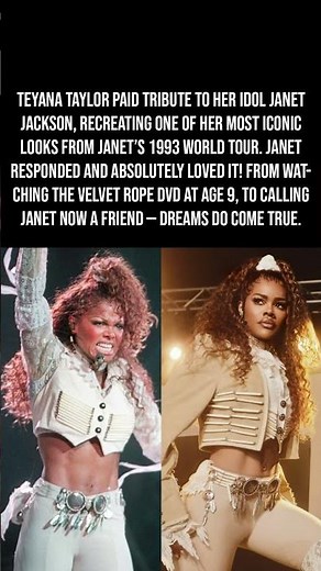 Teyana Taylor Paid Tribute To Janet Jackson In People Magazine & Janet's Reaction Said It All ❤️👑✨