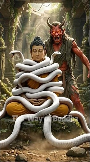 BUDDHA’s Unshakable Steps of Compassion 🙏☸️🪷 #buddha #pathofbuddha #shorts #buddhism