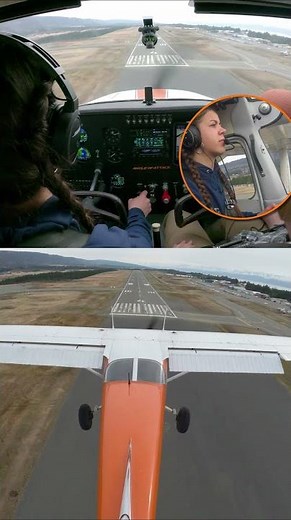 Centerline, Flare, and Rudder — She’s Got It Dialed In #flighttraining #flying #studentpilot