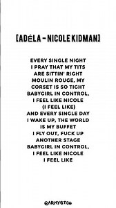 ADÉLA - Nicole Kidman (lyrics)