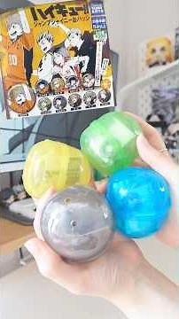 ハイキュー!!ガチャ回してきた🏐" 最高過ぎる神引きまで王手！？✨ガチャガチャ｜ジャンプシャイニー缶バッジ｜梟谷｜烏野