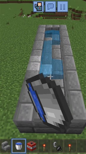 Unbreakable wall in Minecraft