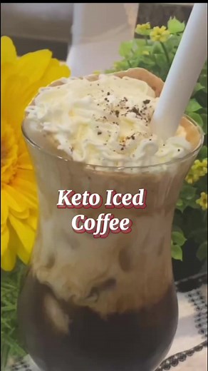 1.4K views · 16 reactions | Keto homemade iced Coffee #nosugar #lowcarb #helpsinweightloss #tricksandtips #lowcarbs #fyp | Iram Zeb | Facebook