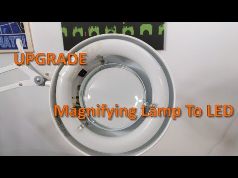 #upgrade #magnifying Lamp to #led