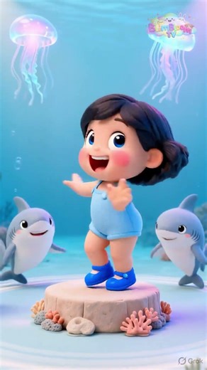 Baby Shark Dance Song for Kids | Fun Ocean Nursery Rhyme for Babies & Toddlers