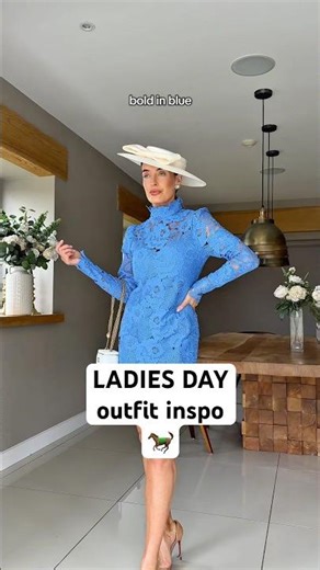 Bold in blue 🩵 Ladies day outfit inspo 🐎 Dress linked on my LTK