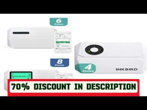 A must-have product! INKBIRD 4/6/8 Zones Wifi Smart Irrigation Controller Automatic Manual Waterin