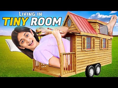 TINY ROOM Challenge - Used Mini Thing for 24 hours | MyMissAnand