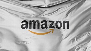 Amazon Flag 3D White Background Stock Video - Video of loop, firm: 187719953