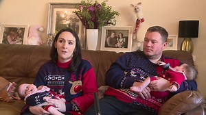 The perfect Christmas for the Bateson family Conjoined twins Annabelle and Isabelle are home after successful surgery to separate them @JudeHill_utv caught up with them Coming up on UTV Live at 6 | UTV Northern Ireland