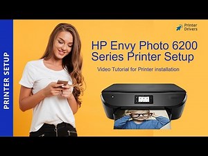 Set Up the HP Envy Photo 6200 Printer | Unbox & WIFI Setup
