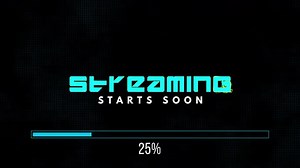 Youtube And Twitch Streaming Intro With Progress Bar And Digital Background