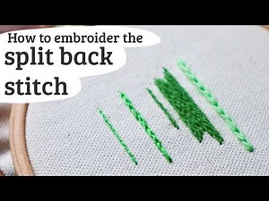 split back stitch