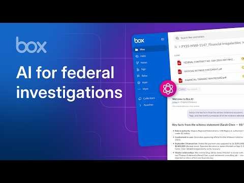 Transforming federal investigations with responsible AI and secure content collaboration