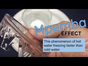Mpemba Effect (Does hot water freeze faster than cold water?)