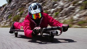 Homemade Racer with No Brakes at 50 MPH