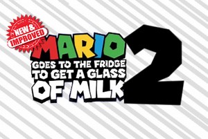 Mario Goes to the Fridge to get a Glass of Milk 2 by Anton Retro