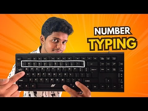Number Row Typing | Numeric Keypad Typing