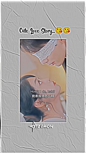Cute Love Story 😘☺️ #love #rnb #music #lofi #coversong #drama #dramachannel