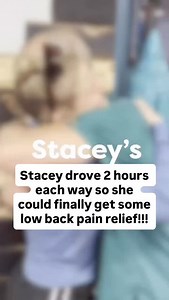 Like many of our patients, Stacey has seen several doctors and tried countless treatments for her chronic pain with little to no relief. ⁠ ⁠ When conventional treatment didn’t seem like it would work, she decided she was willing to drive 2 hours each way for the possibility of lasting relief. Now, halfway through her sessions here at Barefoot, she has already seen massive improvement! ⁠ ⁠ Our mission is to help others like Stacey and get people back to their healthy selves 🙌⁠✅⁠ Have you had low