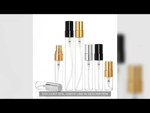 30/50pcs 100pcs 2ml/3ml/5ml/10ml Glass Refillable Perfume Bottle Empty Spray Bottle Atomizer Perfume
