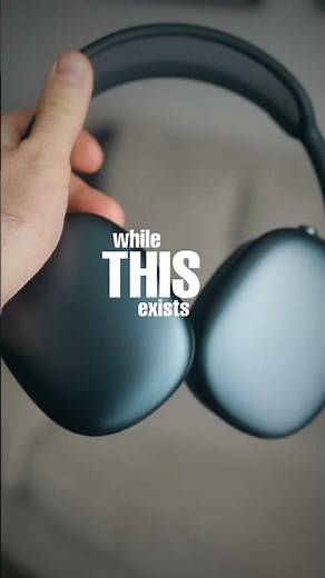 In ear vs over ear headphones- it’s not even close. #airpods #headphones #inears #overearheadphones