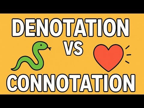 Denotation vs Connotation বাংলায় | Easy English Explanation with Examples সম্পুর্ণ বাংলায়।