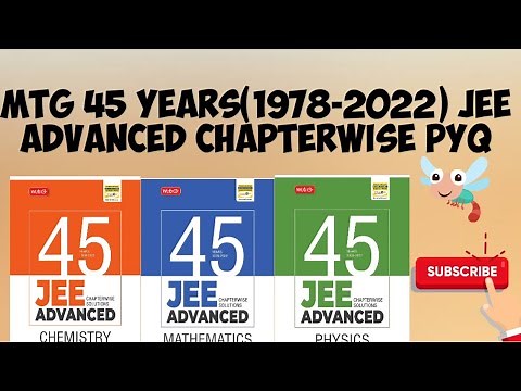 MTG Jee Advanced PYQ Chapterwise 45 Years(1978-2022)|Jee Advanced PYQ Book|Easy Study