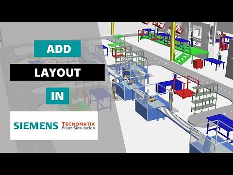 How to add layout as the background of Tecnomatix Plant Simulation
