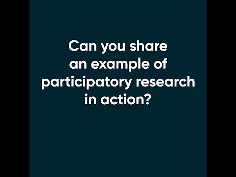 Danny Burns - An example of participatory research in action