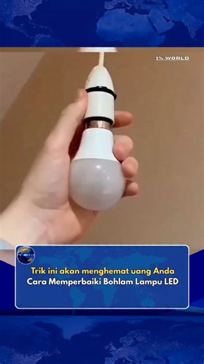 Arif Bakhtiar | Vidio ini akan mengajarkan kita cara memperbaiki Lampu LED yang sudah tidak berfungsi. #lifehack #diy #diyindonesia #LED #lampuled | Instagram