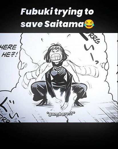 Saitama falls😂 #onepunchman #saitama #manga
