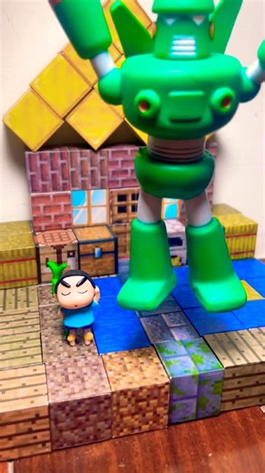 D97 #創世神#Minecraft #magnetic #movie #mc #麥塊 #block #myworld #lego #樂高 #磁力 #shorts #toy #蠟筆小新 #鋼達姆