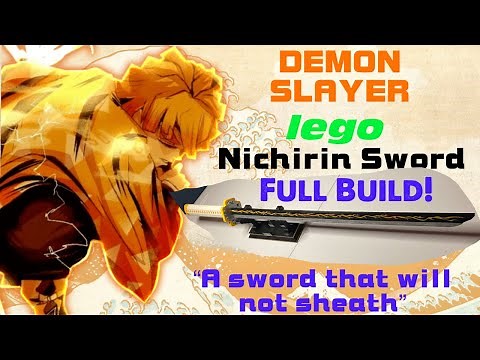 Demon Slayer- Nichirin Lego sword build