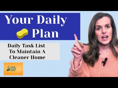 Your Daily Cleaning Checklist | Build Muscle Memory in Just 5 Minutes a Day!