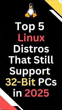 5 Linux Distros That Still Support 32-Bit PCs in 2025 #32bit #linux