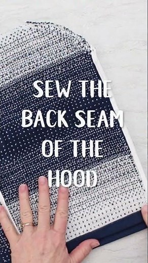 🧵Sew a hooded towel in 15 minutes!🪡 #sewing #diy
