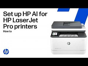 Set up HP AI with the HP Smart Admin Dashboard | HP Laser Jet Pro 3000, 4000 printers