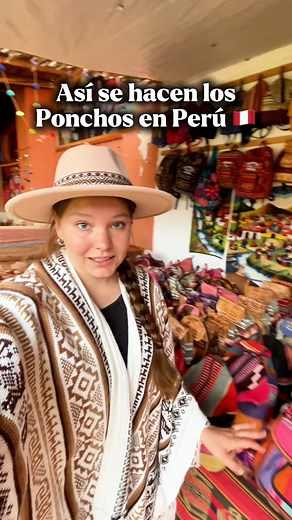 Como se hacen los ponchos en Perú 🇵🇪🇺🇦 · #peru #ucraniana #Cusco | Vera de Ucrania