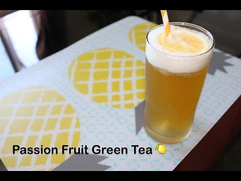 How to Make Passion Fruit Green Tea ｜熱情果綠茶